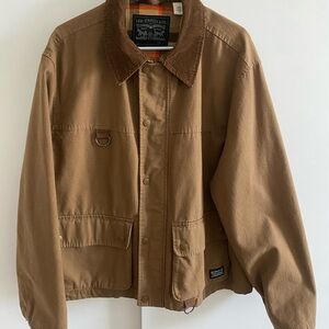 Vintage Levi's Tan Utility Jacket Chore Jacket